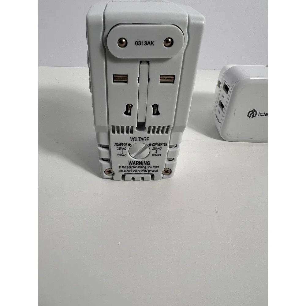 Travel Smart TS253ADN Worldwide Travel Adapter &‎ iClever USB Charger